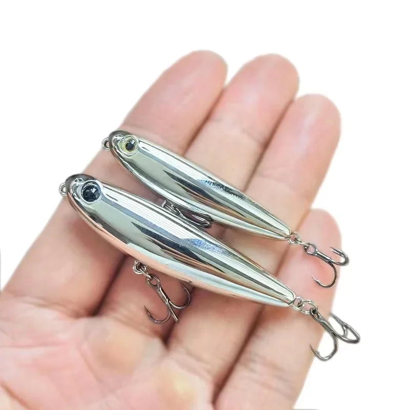 New 4.5g Mini Wobblers Pencil Floating Isca Artificial Fishing Lure Hard Bait Plastic Crankbait Sea Bass japan Pesca Walk dog image 2