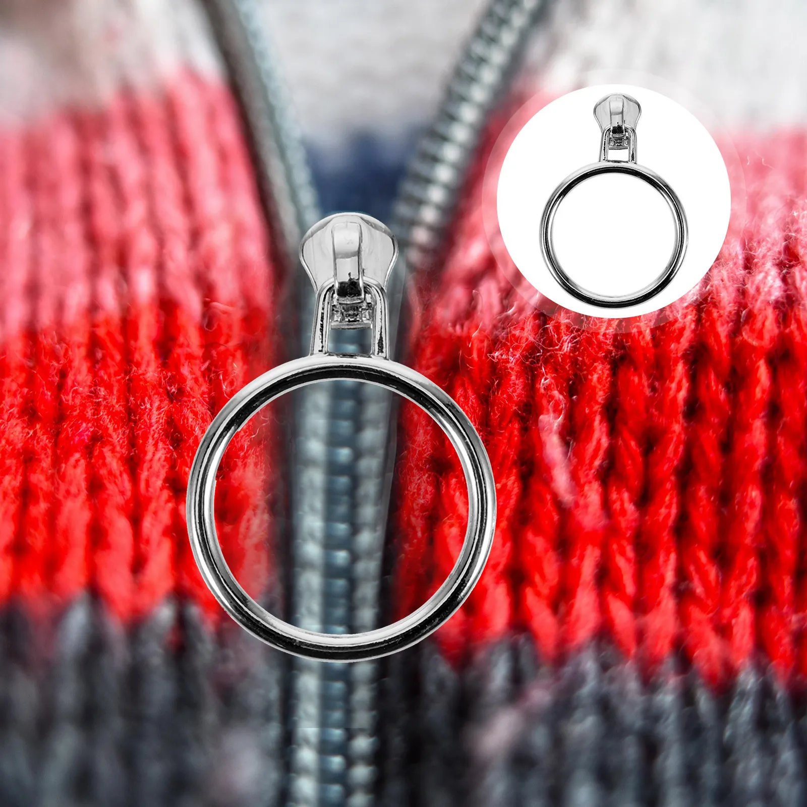 

3Pcs Zinc Alloy Zipper Pulls Easy Installation No Tools DIY Clothing Projects Backpacks Luggage Metal Zipper Heads Replacement