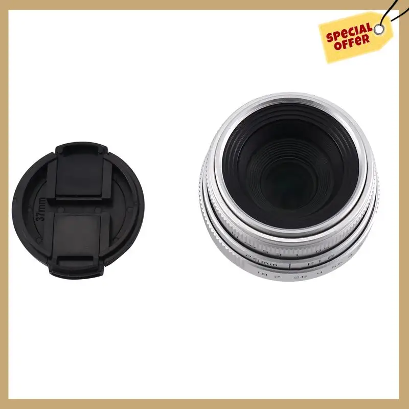 Lente de TV/cámara CCTV de 25MM F1.8 Aps-C para cámara de montaje C de 16Mm lente principal de enfoque Manual-WMAN