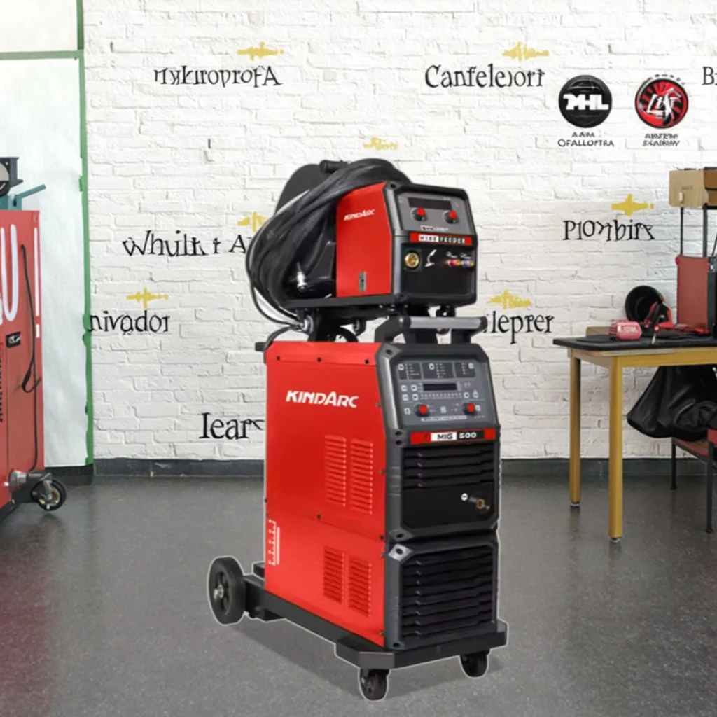 New Industrial Grade Integrated Ware Feeder Water Cooling MIG-500 Gas Shielded Welding Machine 380V KindArc Stainless Steel