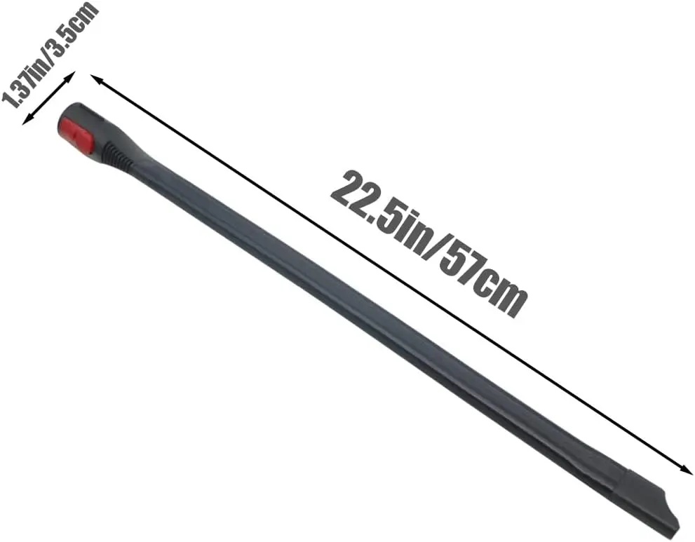 Long Flat Suction Nozzle Head For Dyson V7 V8 V10 V11 V15 Vacuum Cleaner Replacement Parts Soft Flexible Crevice Hose Nozzle Too