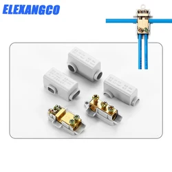 3Pcs T-Terminal Splitter Connector High-Power Terminal Split-Free Clip T1 T06 T16 One In Two Out Quick Wiring Device 1-6mm²