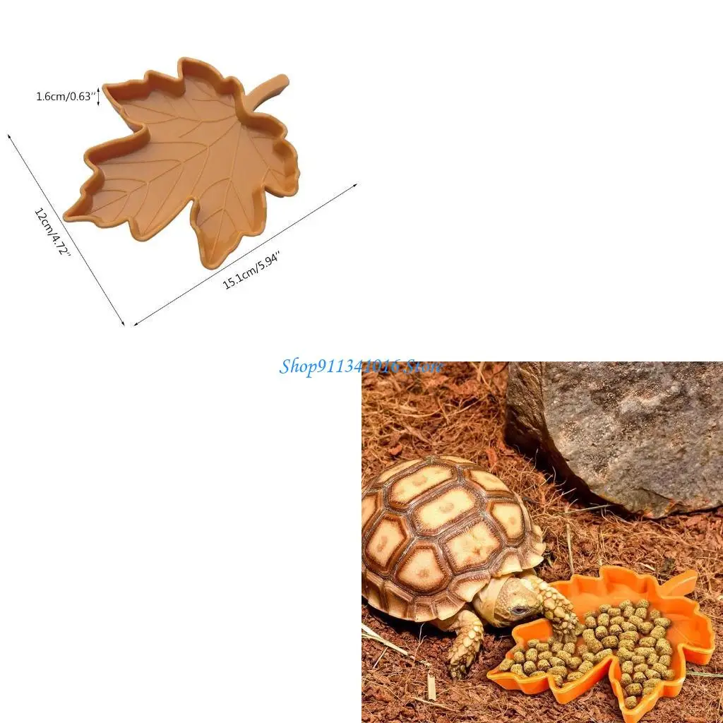 

Bowls Small Plastic Water Feeder Bowl Worm Feeding Dish for Lizard