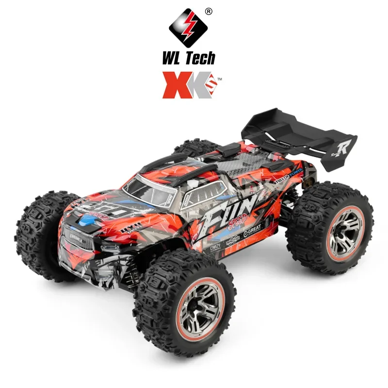 WLtoys 184008 1:18 Brushless RC Car 70Km/H High Speed Metal 4WD Drive Off-Road 2.4G  Three-in-one Electric BigFoot Truck New2023