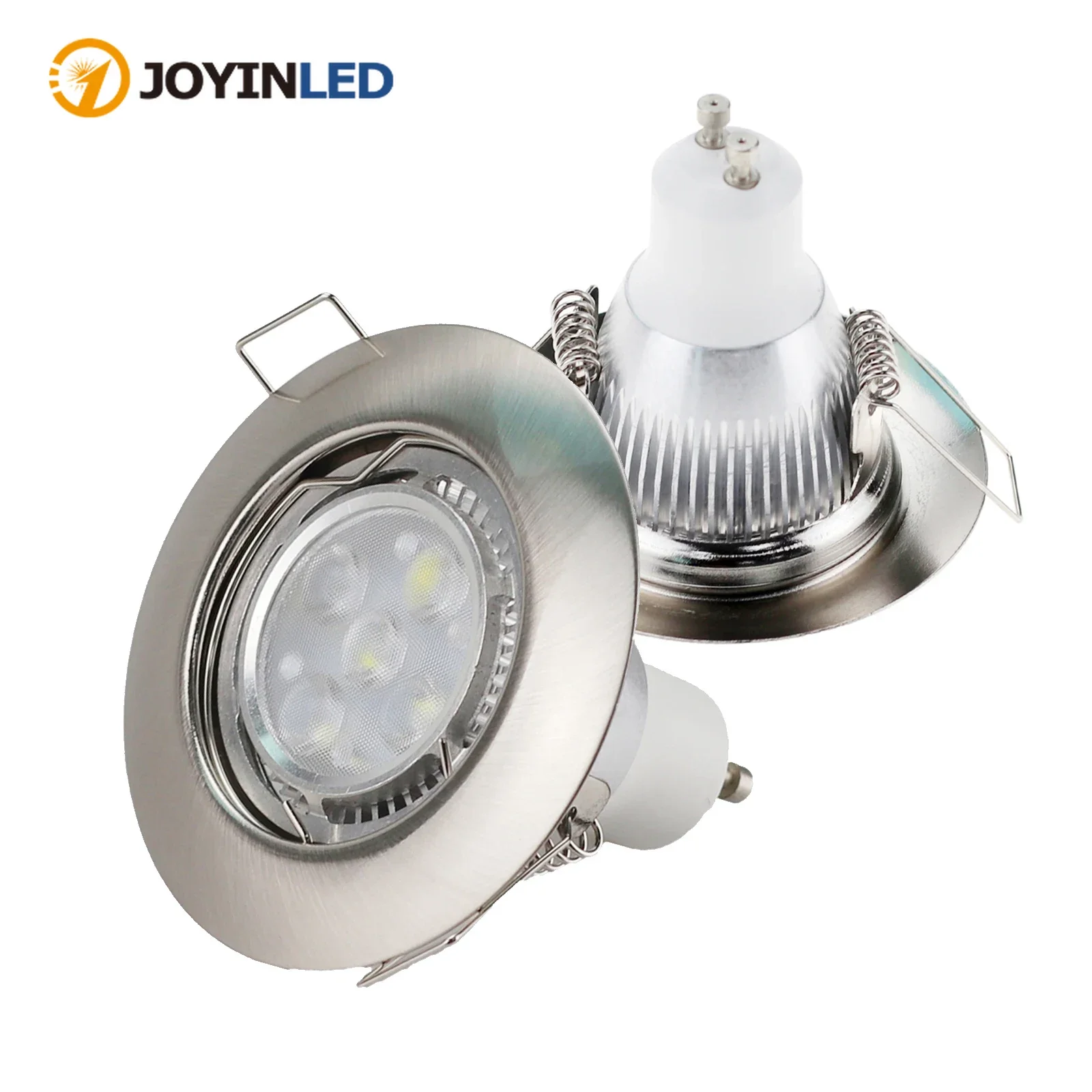 Punktowe reflektory LED ramka regulowana Downlight led HoldersCutout 45mm dla wpuszczane oświetlenie punktowe LED uchwyt żarówki MR16 GU10