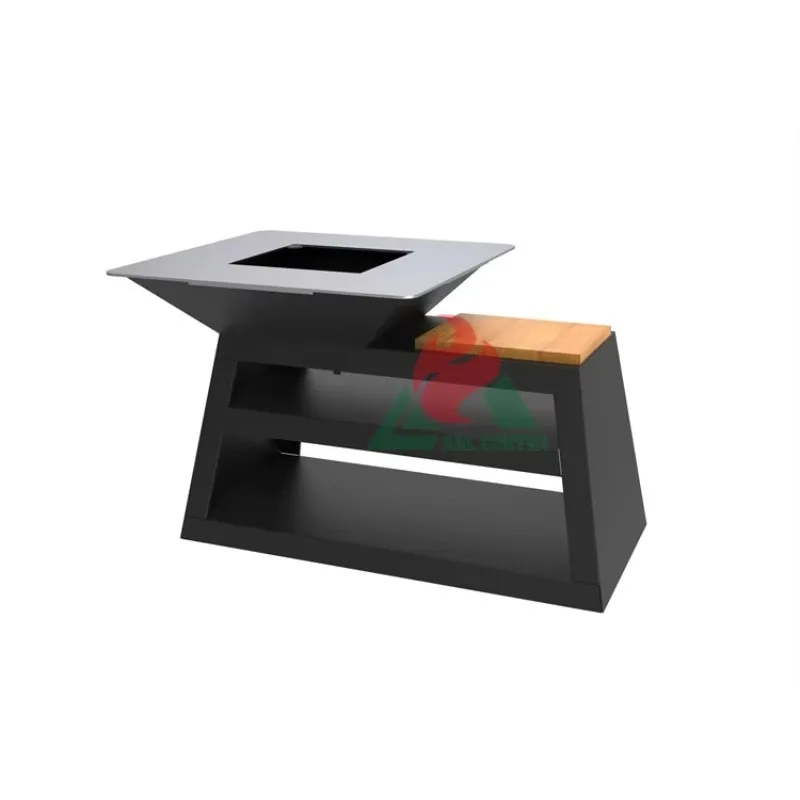 

Airo Outdoor Barbeque Corten Steel Fire Pit Bbq Grills for Backyard Corten Steel Bbq Brazier Fire Pit Heavy Duty BBQ Barbecue