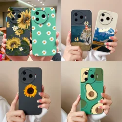 Cases For Tecno Camon 30 Pro 5G Beautiful Sunflower Liquid Antifouling Protective Anti-fall Cover For tecno camon 30 pro Funda