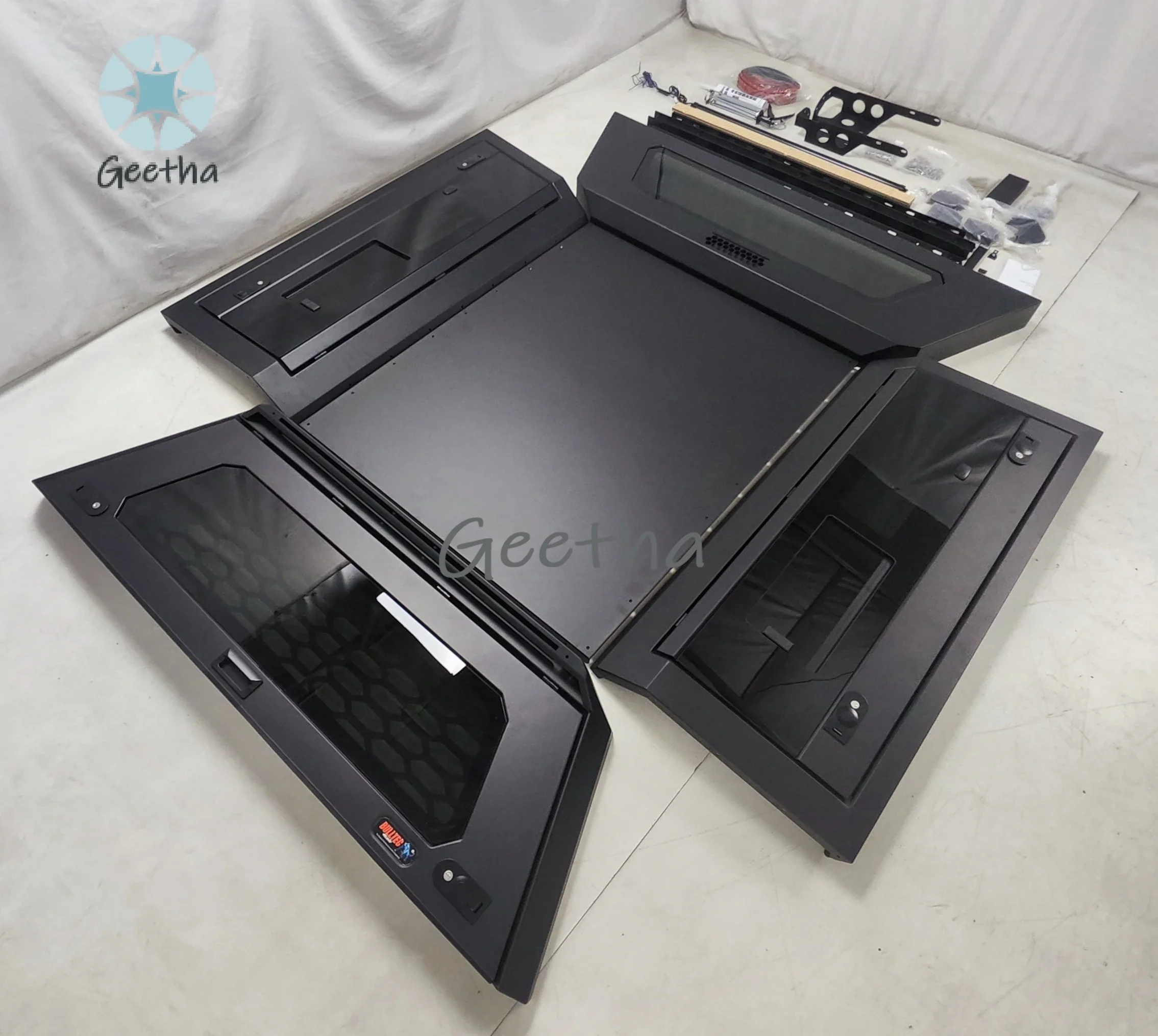 

Custom 4x4 Waterproof Steel Pickup Hardtop Topper Camper Truck Canopy for Toyota Tundra 2022+ Pickup Canopy