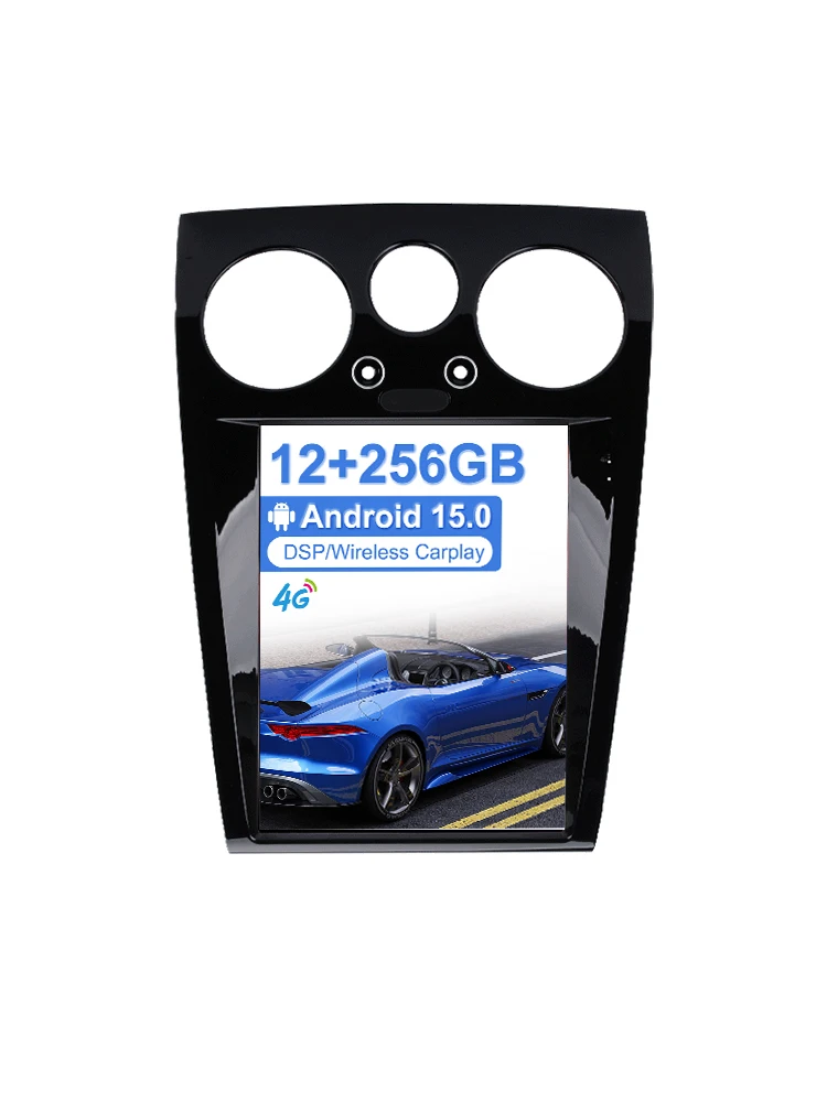 12+256GB 12.1inch Screen Android 15 For Bentley Continental Flying 2005-2017 Stereo Car Radio Player GPS Navigation DSP CARPLAY