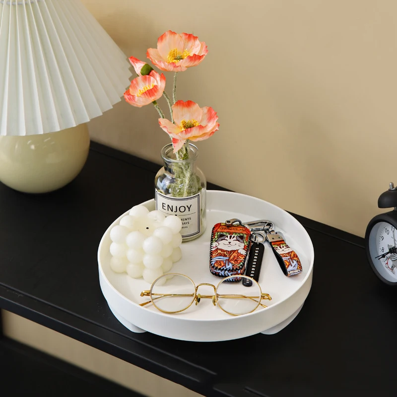 الأوروبي PS صينية مستحضرات التجميل والمجوهرات كوب صينية تخزين طاولة القهوة لغرفة المعيشة سطح المكتب ديكور المنزل 2026