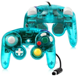 New Replacement Transparent Game Controller Gamepad Wired Handheld Joystick For NGC GameCube Video Game Console