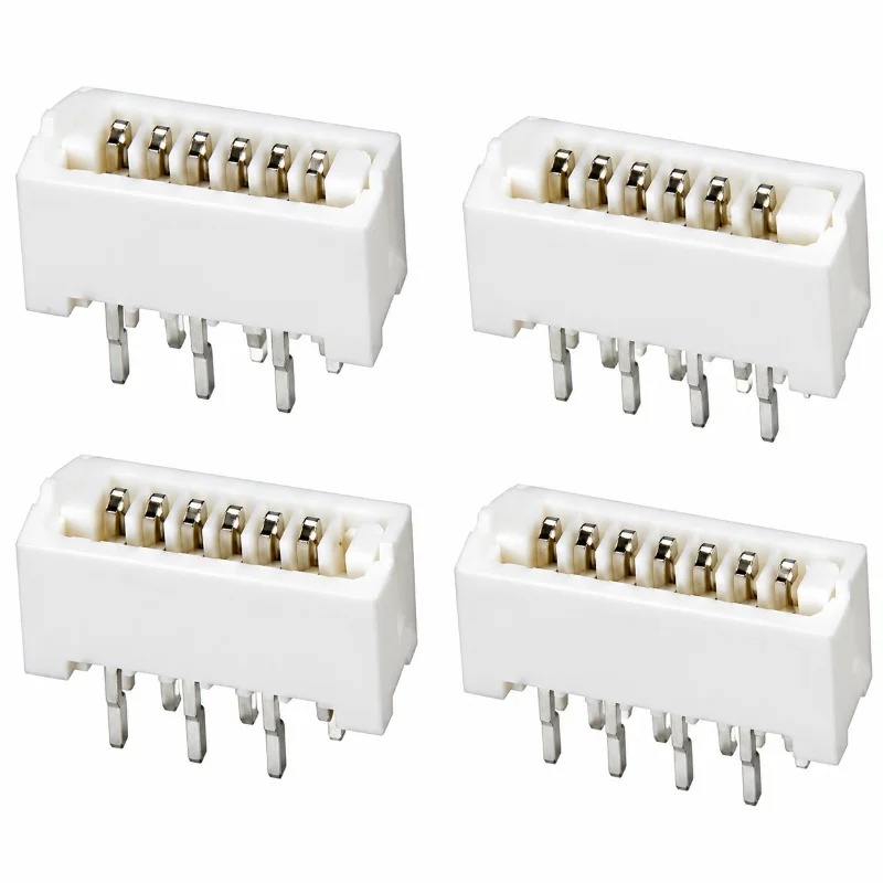 10Pcs 1.25mm FPC/FFC Connector LCD Flexible Flat Cable Socket Double Row 4/5/6/7/8/9/10/11/12/14/16/18/20/22/24/26/28/30/32 Pin