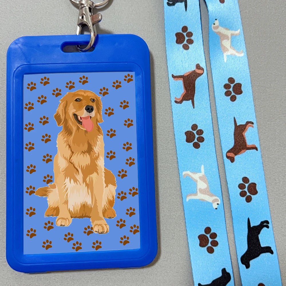 Labrador Retriever Dog Breed Print Lanyard Key Chain Id Badge Holder