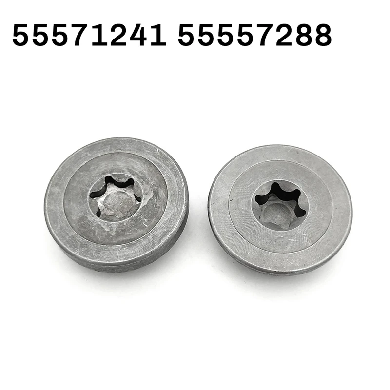 1Set Concave & Convex Camshaft Tooth Screw Cap For Chevrolet Cruze Sonic Epica Opel Mokka Astra Zafira 55571241 55557288