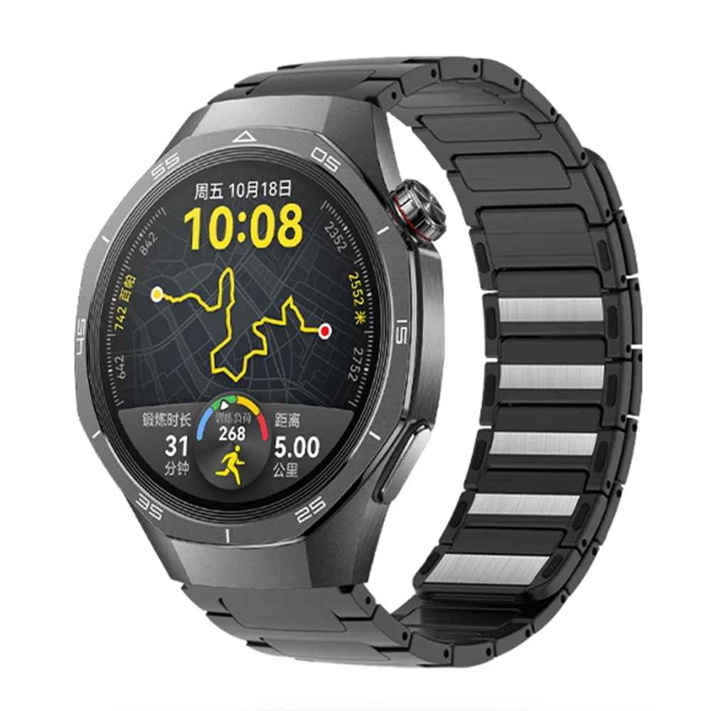 Luxury Magnetic Band For Huawei Watch GT5 4 3 Pro 46mm Stainless Steel Loop for Samsung Galaxy 7 6 5 fe Strap for Amazfit GTR47