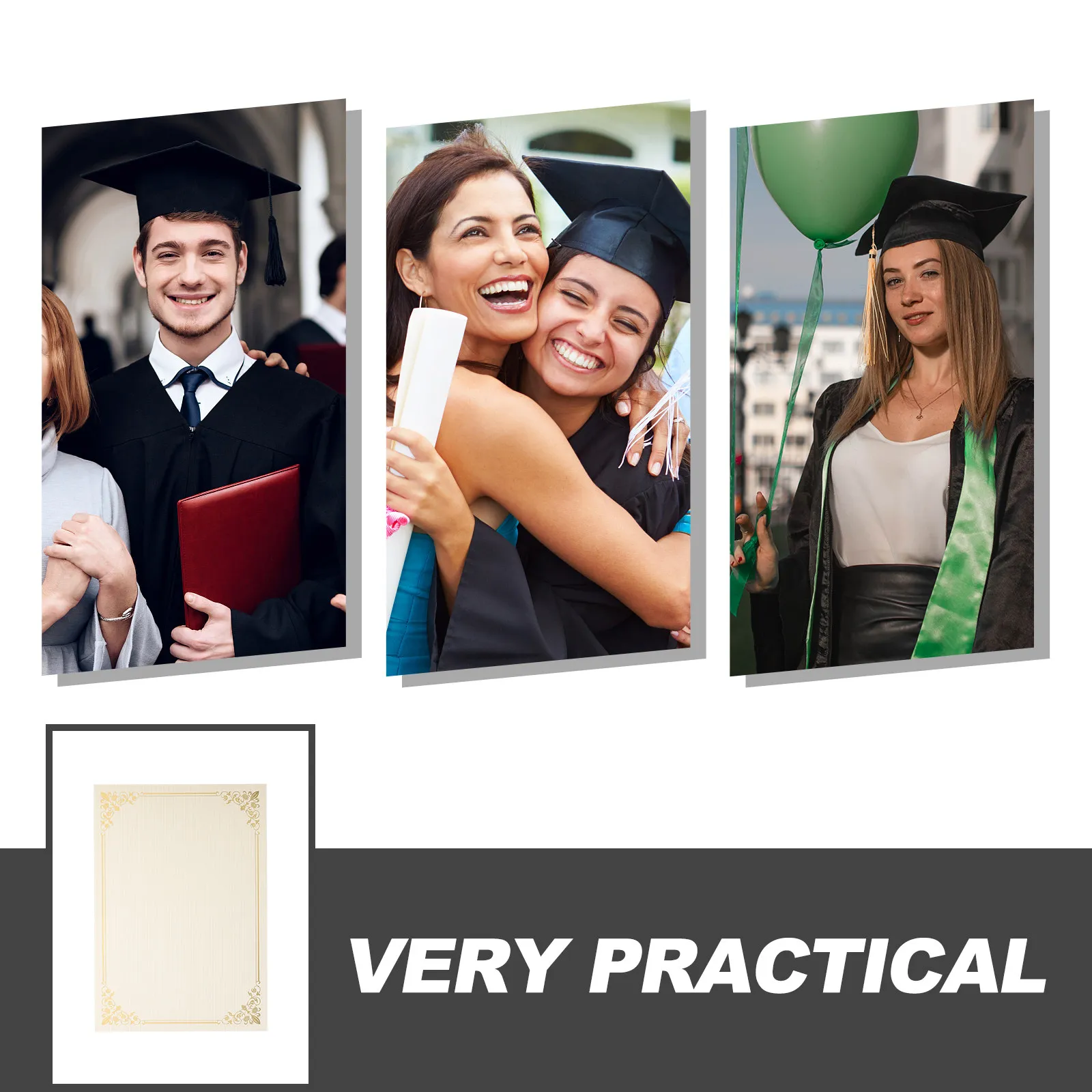 

10 Sheets Diploma Certificate Paper Blank Printable Writable Paper for Award Certificates Presentation Award Certificates