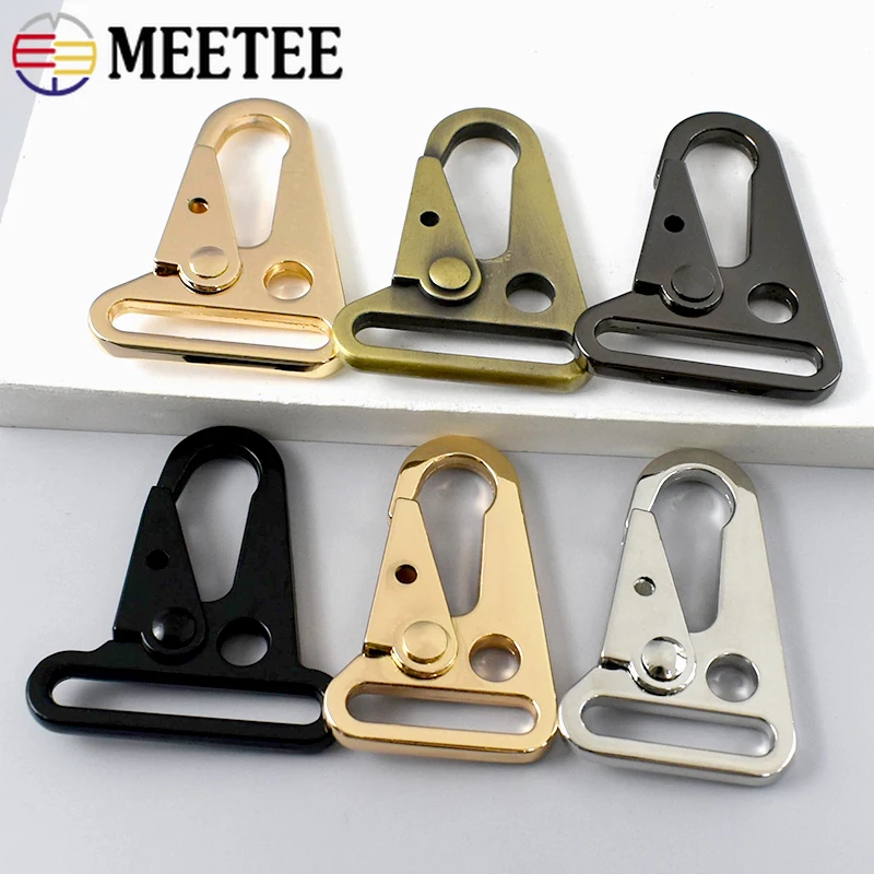 

5/10Pcs 25/32/38mm Metal Buckles Bag Strap Snap Trigger Clasp Carabiner Webbing Chain Connection Hook DIY Hardware Accessories