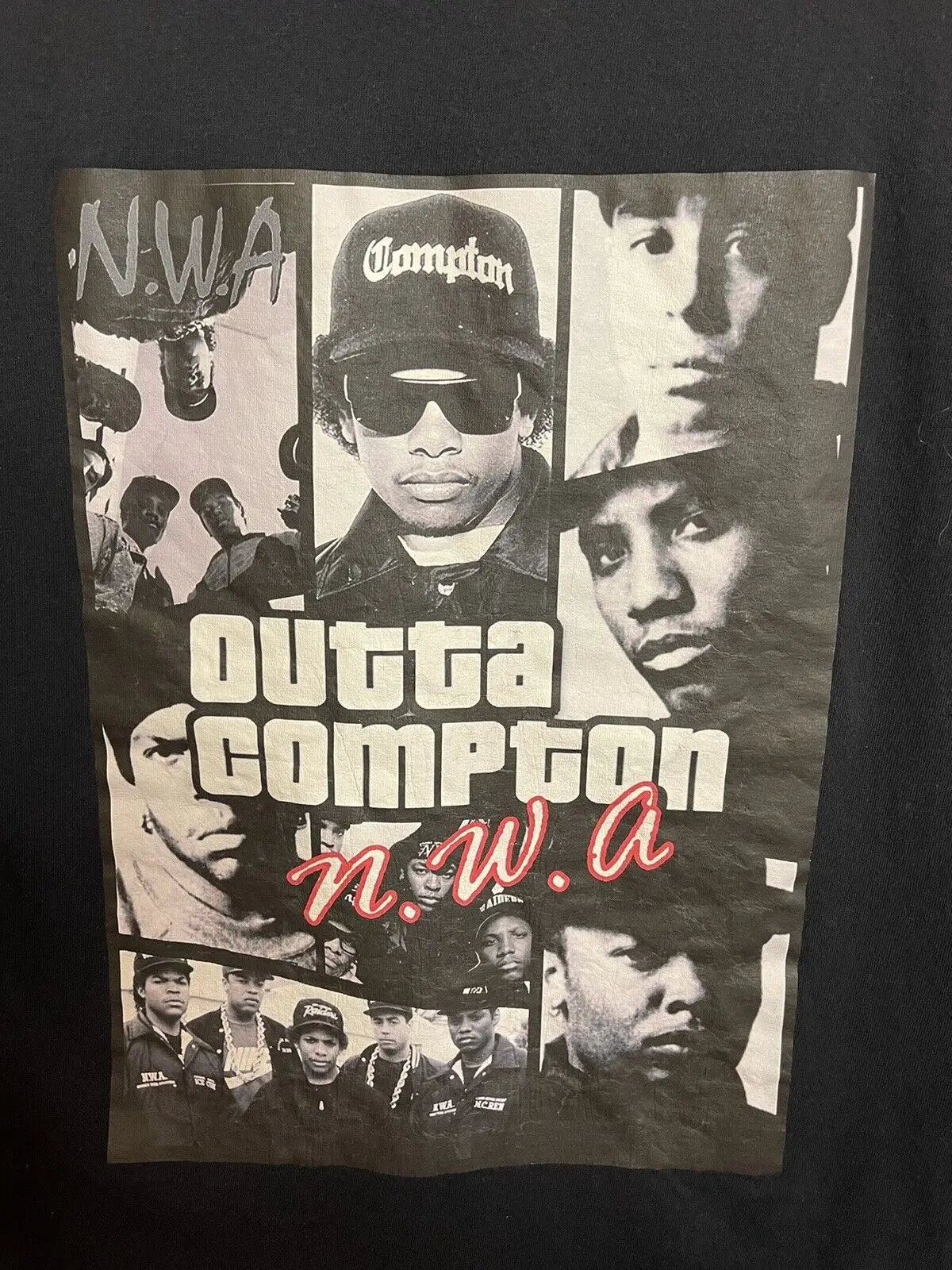 Масса нетто Футболка Прямая Из COMPTON самый опасный в мире для взрослых