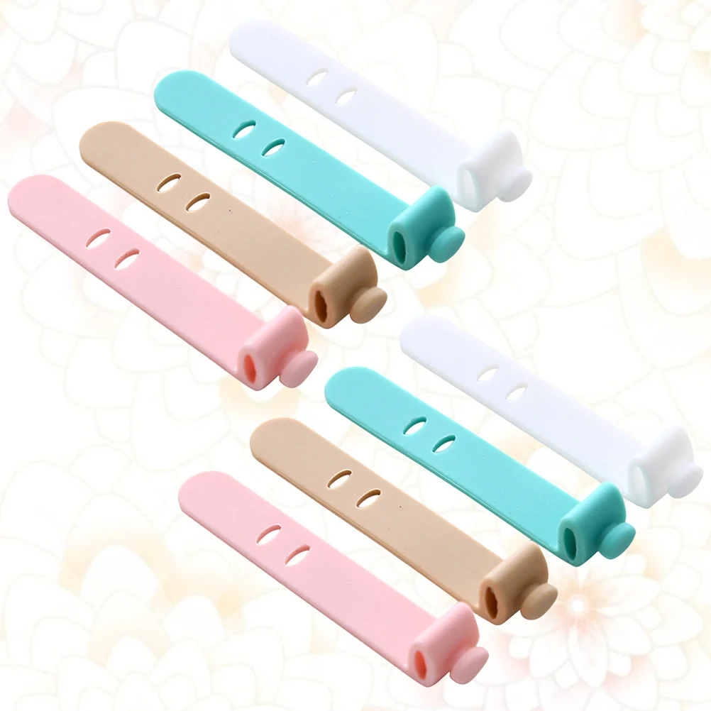 

32Pcs Silicone Cable Management Clips Desktop Cord Organizer Flexible Cable Holder for Office Home Car Charging USB Cord Storage