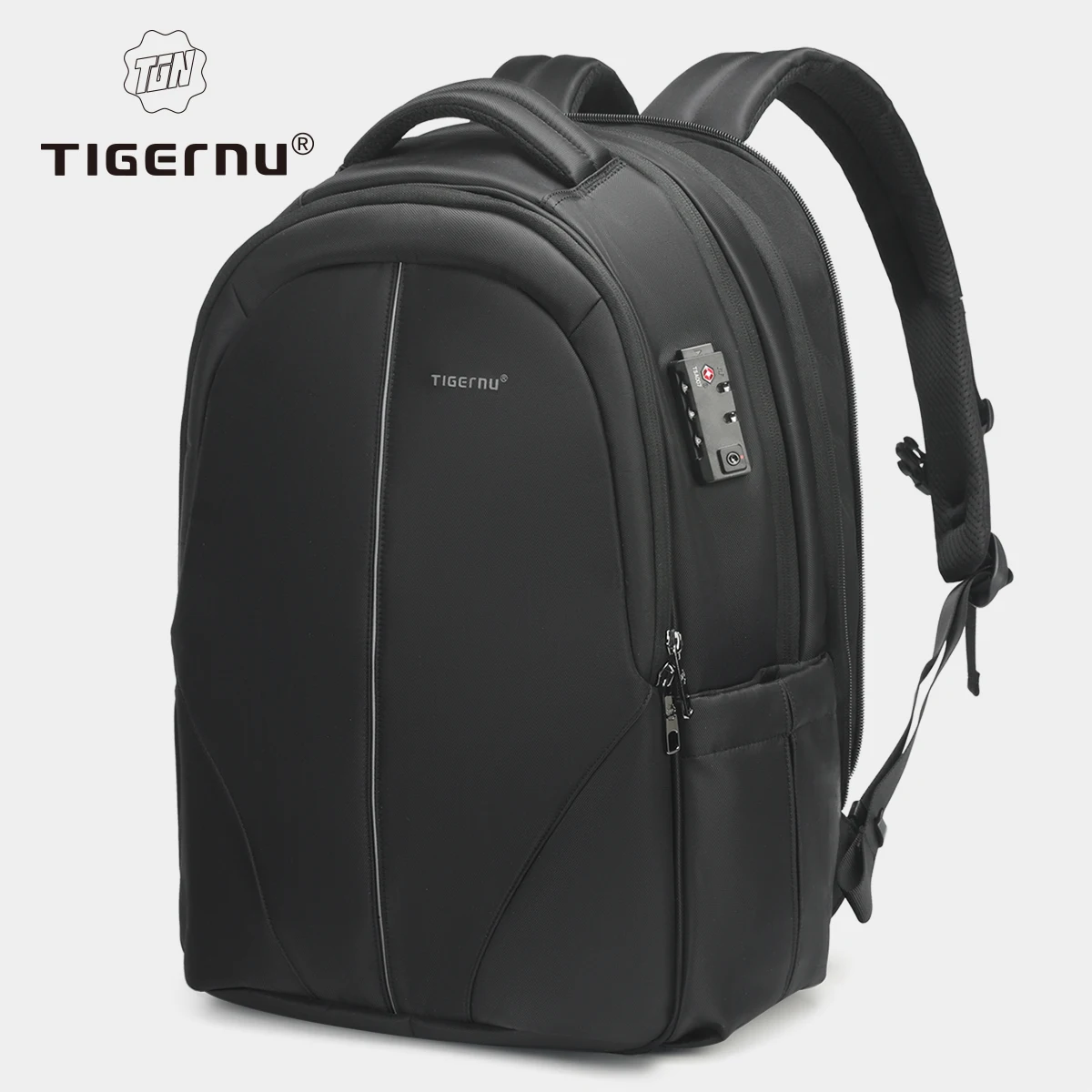 Tigernu Vacuum Compression Backpacks 15.6 17inch Laptop Backpack Men Automatic Vacuum Backpack No Pump Travel Backpack Bags TSA