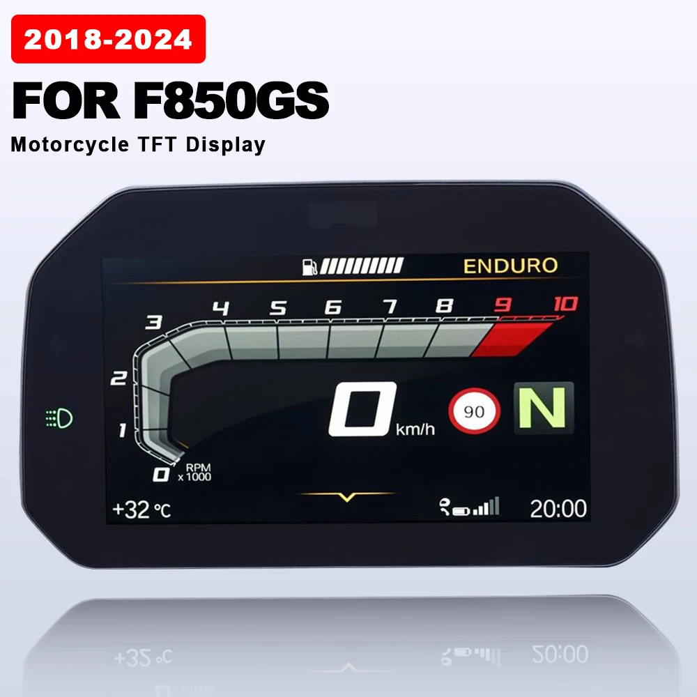 6.5 Inch TFT Display for BMW F850GS F850 GS F 850 GS 2018-2024 2023 2022 Screen HD Multi-function Motorcycle Digital Speedometer