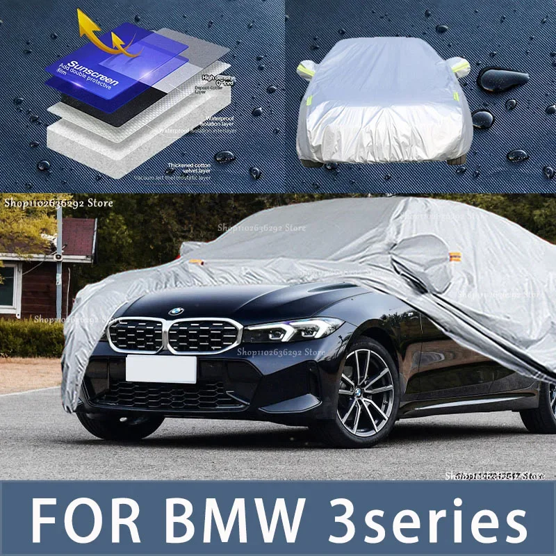 

For BMW 3Series Outdoor Protection Full Car Covers Snow Cover Sunshade Waterproof Dustproof Exterior Car accessories