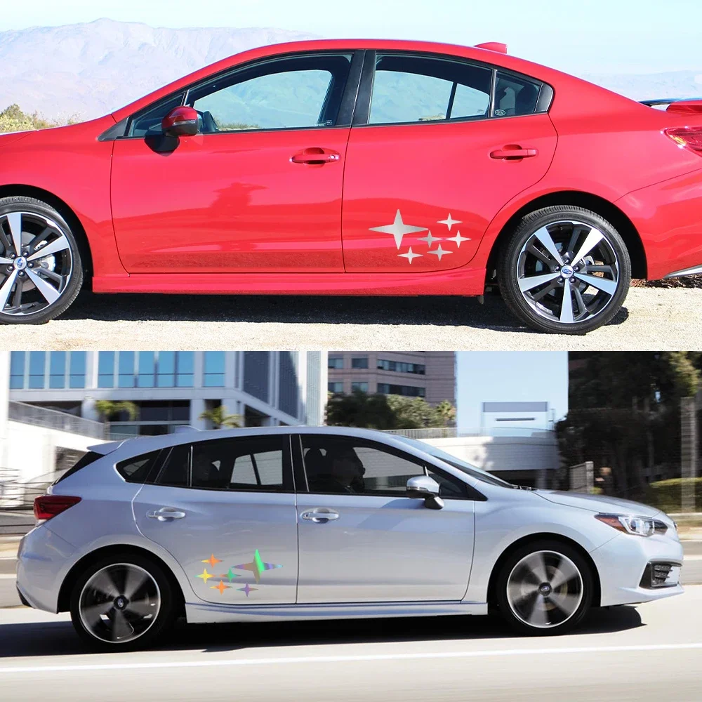 ملصقات تنورة جانبية للسيارة خطوط الجسم ملحقات حماية لـ Impreza WRX STI GDB GVB 2018 2009 2014 2002 2015