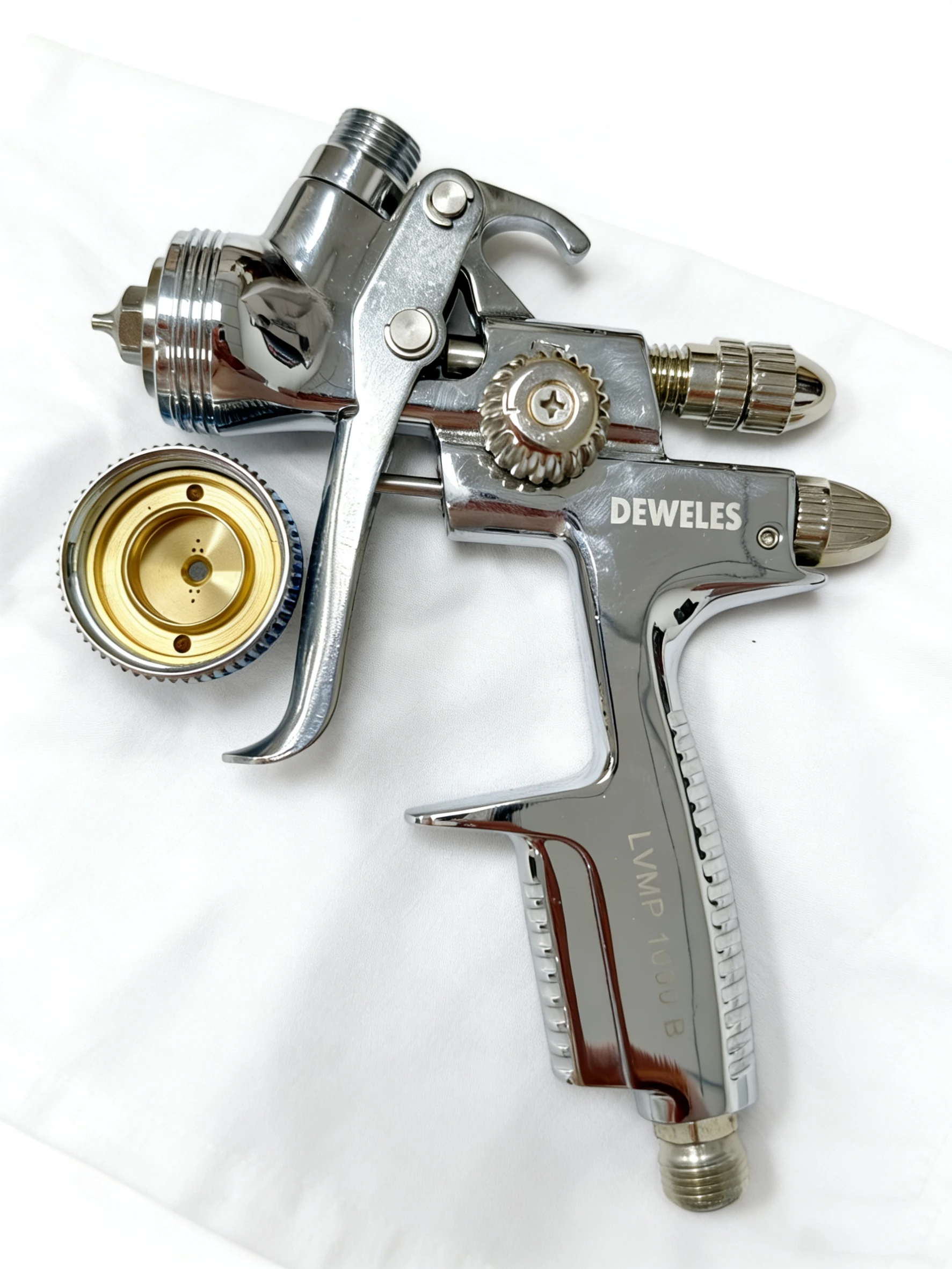 

High Atomization LVMP 1000B Spray Gun 1.3mm 1.7mm Nozzle, Professional Paint Sprayer for Auto Body Repair, Furniture Painting a