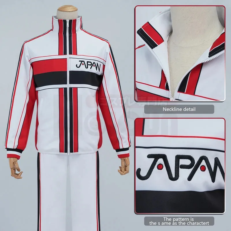 El Príncipe del Tenis Anime Seiichi Yukimura Ryoma Echizen Cosplay Disfraz Japón U17 Jerseys Chándal Diario Halloweenx;8's,6;