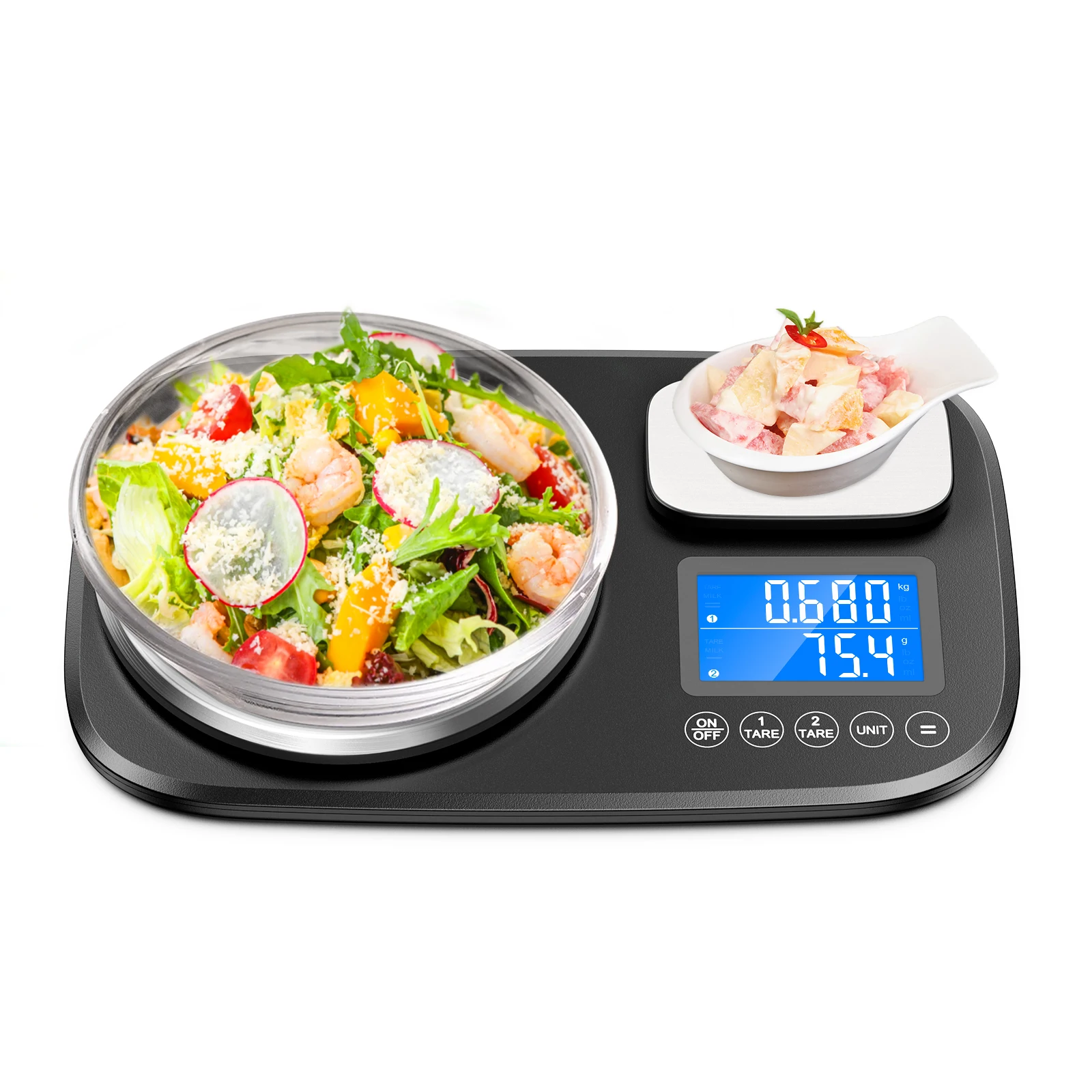 10Kg 1g Kitchen Scale With Double Pan Electronic Digital Coffees Scale 1Kg Multi-function Food Scale Measures Tool
