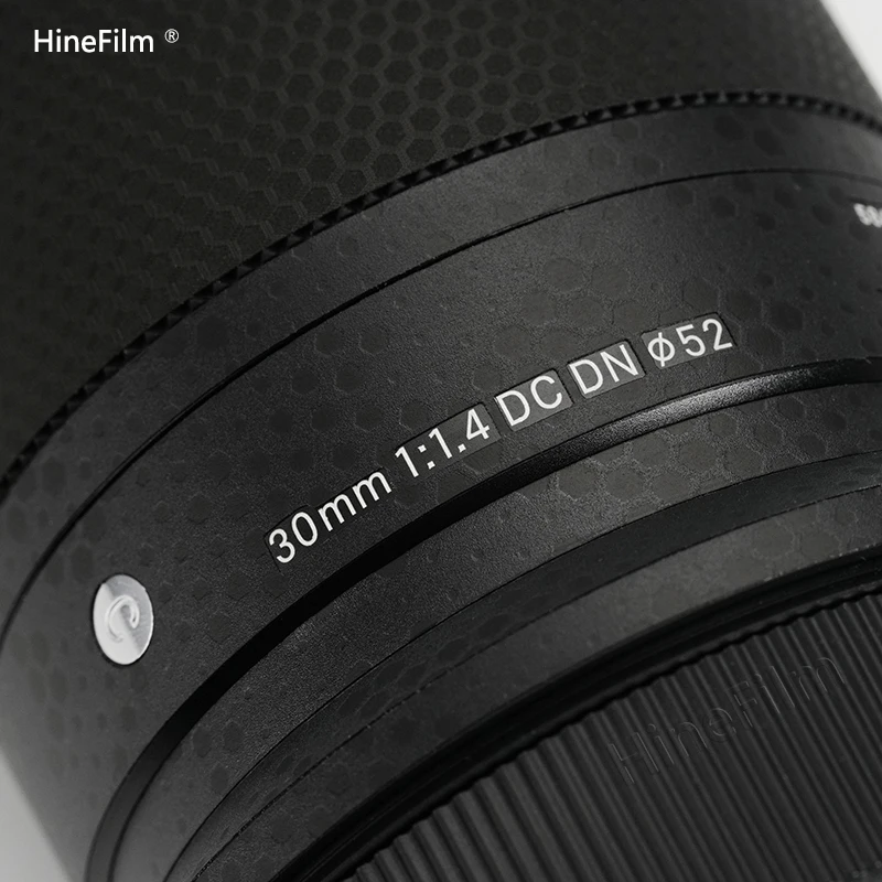 Hinefilm ผิวสําหรับ Sigma 30 f1.4 RF เลนส์รูปลอกผิวสําหรับ Sigma 30 มม.F1.4 DC DN สําหรับเลนส์ Canon สติกเกอร์ 30 1.4 Wrap 30F1.4