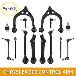 Punino Front Upper Lower Control Arm Suspension Kit for Chrysler 300 Dodge Charger Challenger Magnum RWD 2005 2006 - 2010