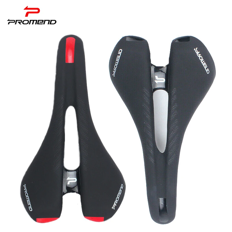 Bicycle Saddle Hollow Seat Cushion Road Mountain Bike PU Leather Non-slip Breathable Bike Saddle Bicycle Seat Bike Accessories