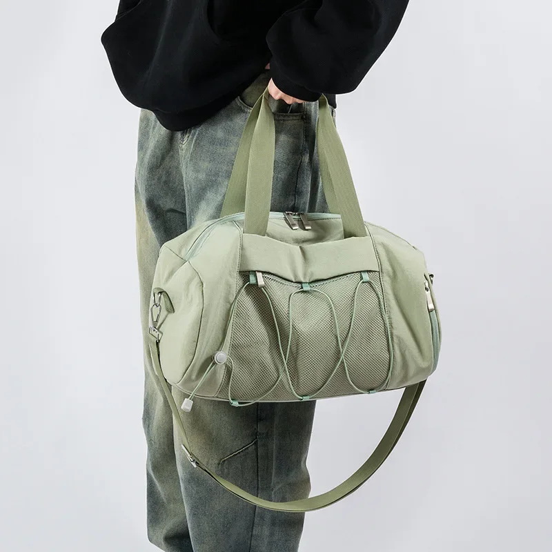 حقيبة سفر ذات سعة كبيرة حقيبة كتف نسائية محمولة للياقة البدنية واليوجا حقيبة رياضية مقصورة أحذية مستقلة حقيبة رحلة قصيرة #2