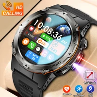 2025New GPS Track Smart Watch hombres 1,39 pulgadas pantalla AMOLED UV infrarrojo láser ritmo cardíaco 3ATM impermeable Bluetooth llamada Sportwatch