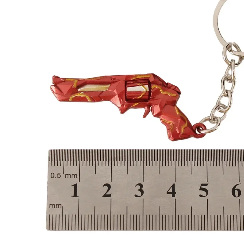 5cm New Valorant Game Peripheral Metal Model Weapons and Props Back Packaging Decoration Pendant Keychain Kids Birthday Gift Toy