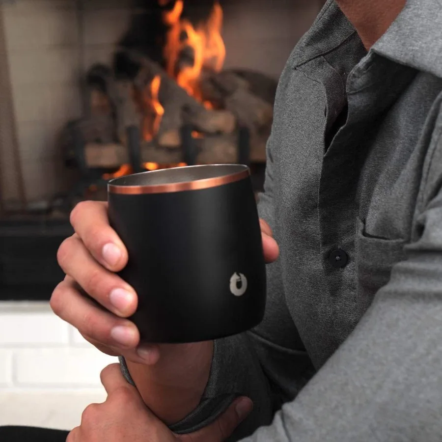 ステンレススチール ロックス グラス 2個セット ナチュラル チーク