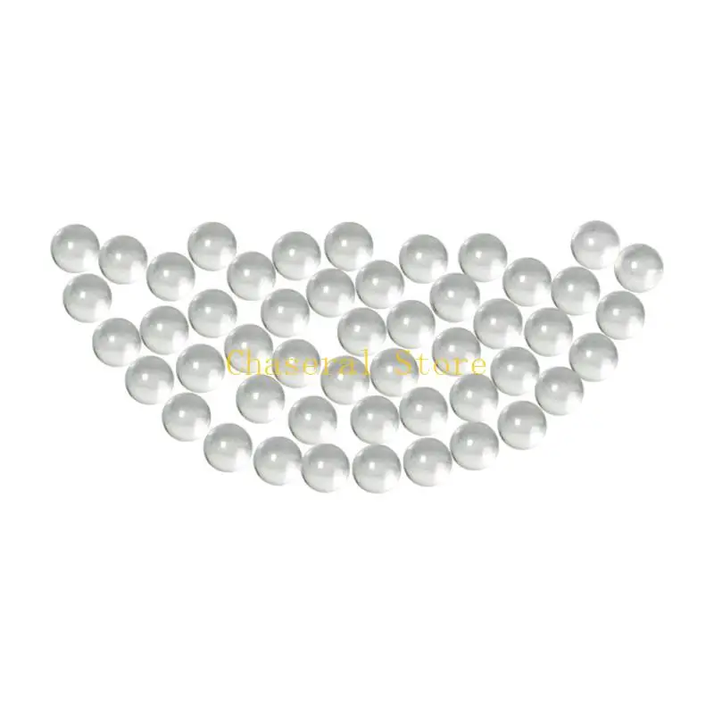 E7CE 50pieces Glass Mixing Balls For Paint And Cosmetics Smoothly Surfaces Blending