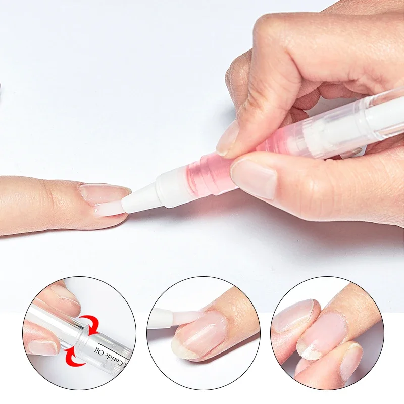 MEET ACROSS Nail Cuticle Oil Pen do cienkich paznokci i pielęgnacji paznokci Olejek rewitalizujący skórek Zapobiegaj odżywaniu paznokci