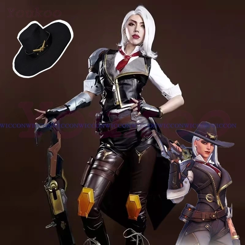 Game Overwatch Ashe Damage Hero Cosplay 