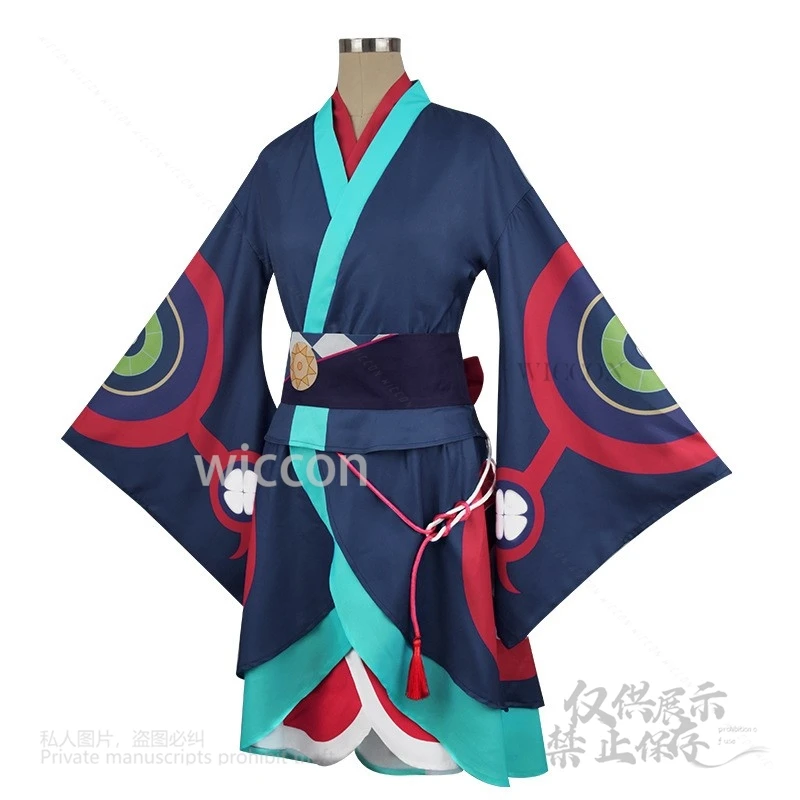 أنيمي مونونوكي الطب الياباني كوسوريوري كيمونو البائع تأثيري حلي الباروكات ملابس الإناث الذكور حفلة الهالوين مخصصة