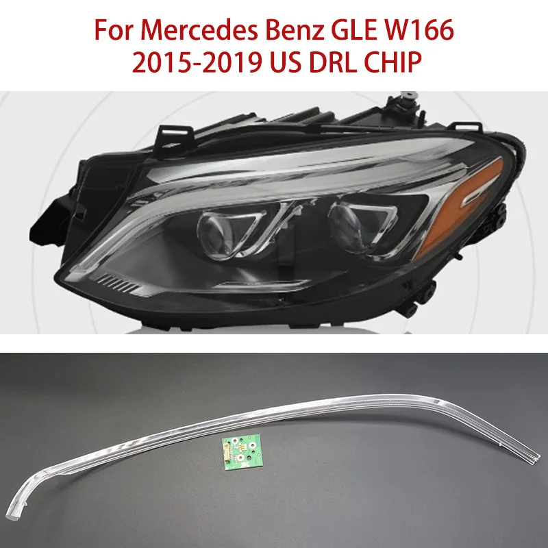 

Car Headlight DRL CHIP White Light Ballast Module Chip For Mercedes-Benz GLE W166 15-2019 American Version Angel Eye Light Strip