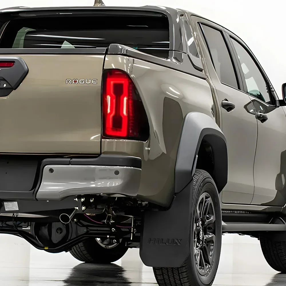 Conjunto de luces traseras de coche para Toyota HILUX REVO Vigo 2021-2024, actualización LED, luz intermitente dinámica, accesorios de herramientas