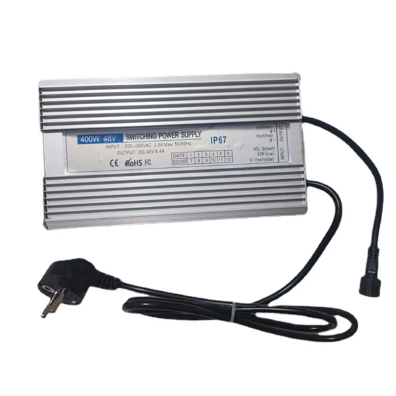 DC48V 12 Head Humidifier With 10m Cable Length Including 110V/220V Waterproof Power Supply Industrial Mist Maker