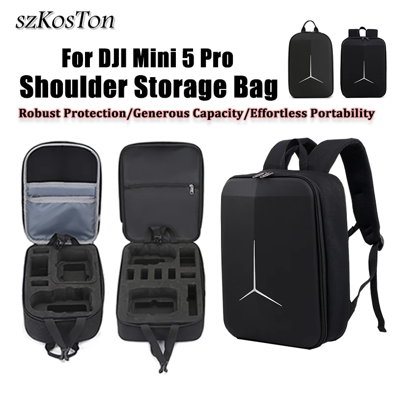 Sac à dos pour DJI Mini 5 Pro, sac de rangement, sac à bandoulière, mallette de transport, accessoire de Drone, boîte Portable