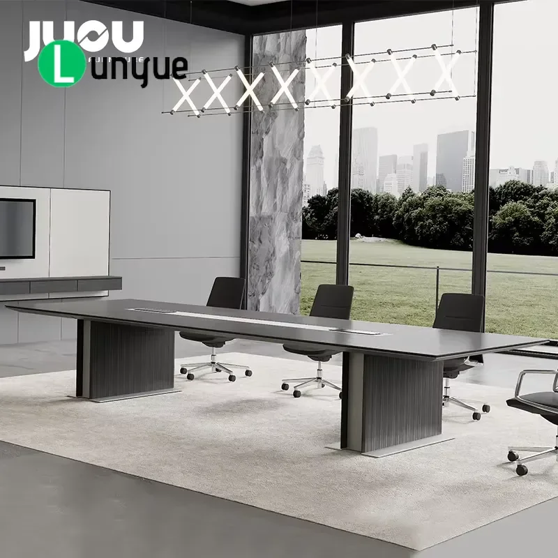 Luxury Conference Table Modern Office Meeting Desk Reception Furniture for Business Boardroom Durable Stylish