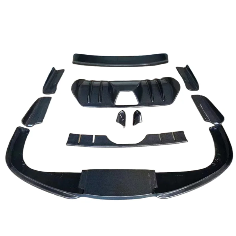 

Передний спойлер для Ferrari F430, задний диффузор, боковые юбки, брызговики, спойлер из углеродного волокна, комплект кузова в стиле HAMAN