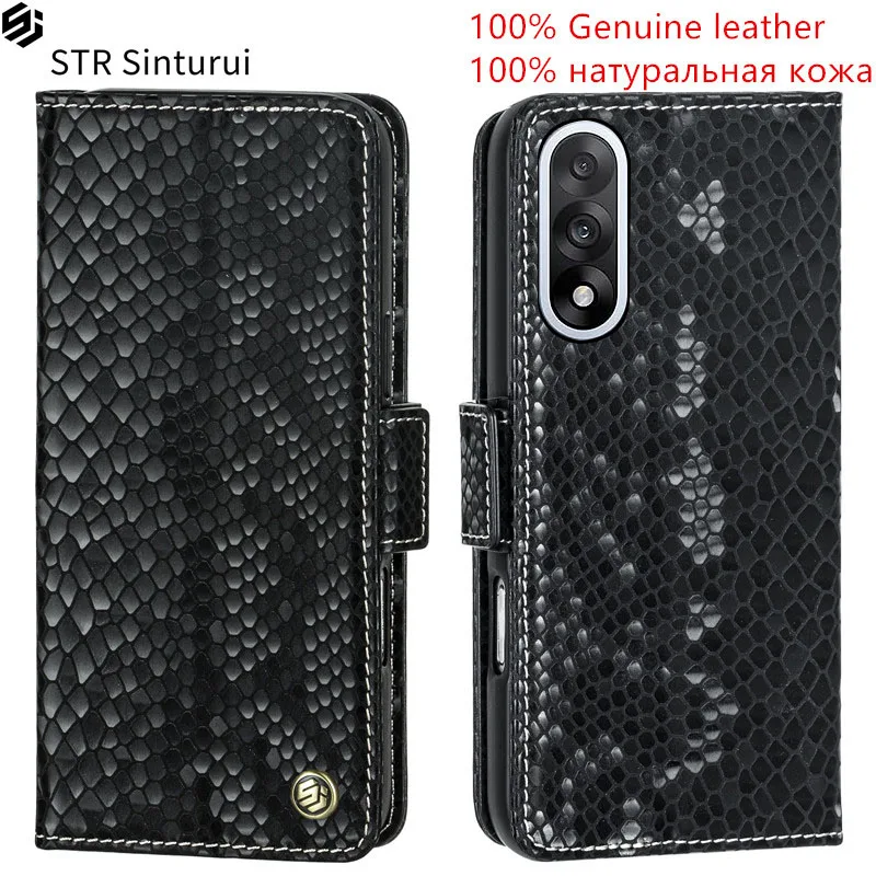 

STR Genuine relief pattern leather card Slot Wallet Cover For OnePlus Nord 5 CE5 4 CE4 Lite CE3 3 2T Flip shockproof phone Case