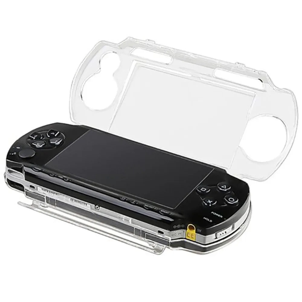 New PC Protective Shell Hard Transparent Crystal Shell Fall Prevention Scratch Proof Host Protection Sleeve for PSP1000