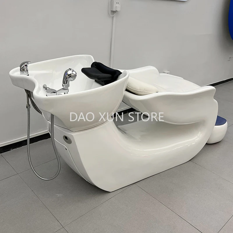 Head Spa Shampoo Chair Hair Salon Fashion Comfort Luxury Hair Wash Chair Massage Silla Peluqueria Salon Furniture MQ50SC